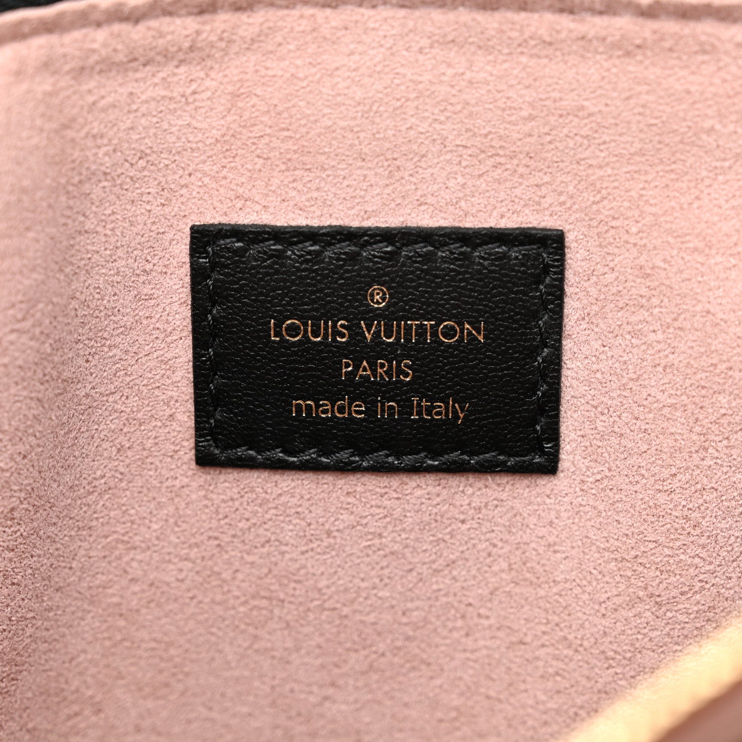Louis Vuitton Lambskin Embossed Monogram Coussin PM Black 6 of 10