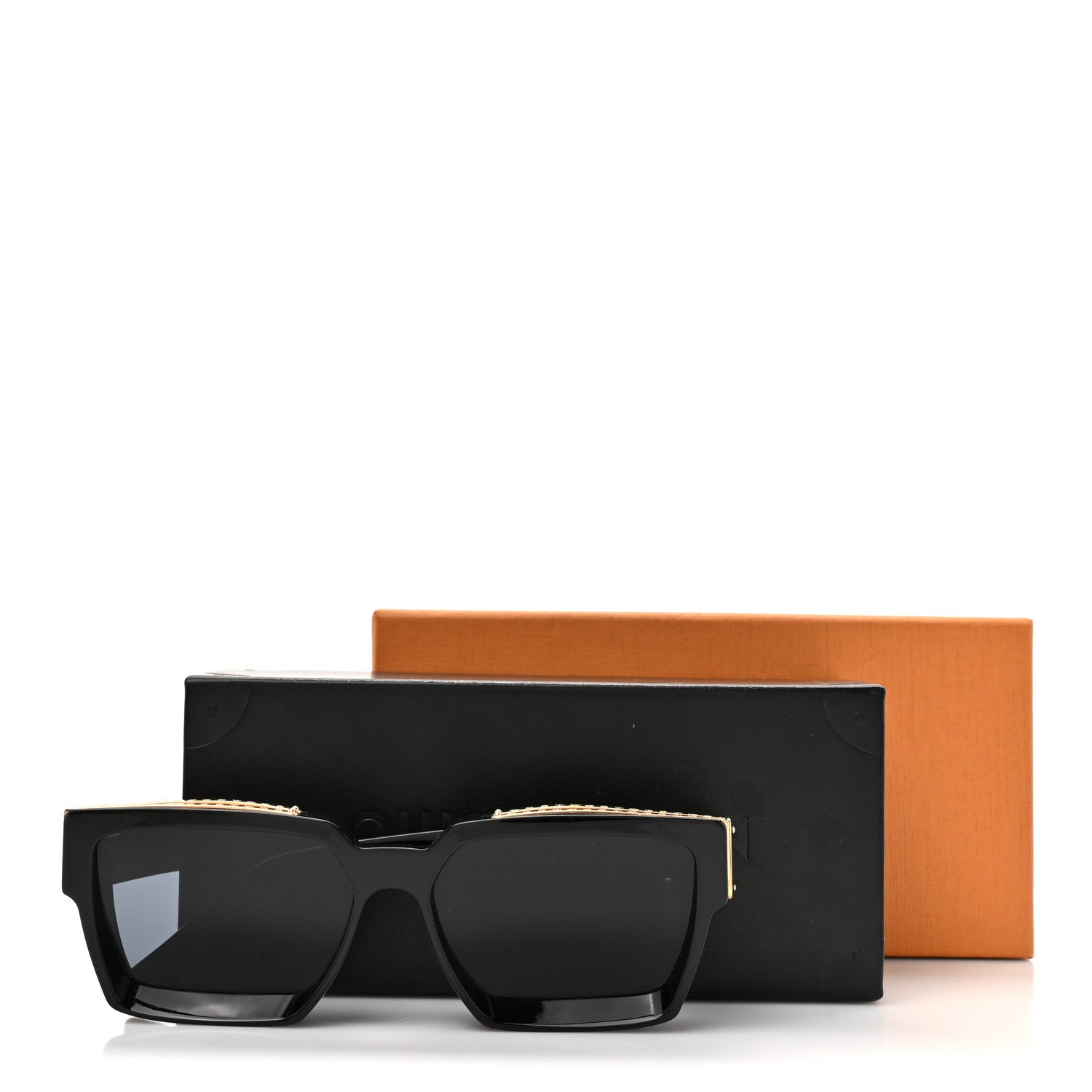 Louis Vuitton Acetate 1.1 Millionaires Sunglasses Z1165E Black 8 of 8