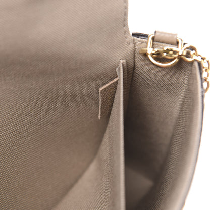 Louis Vuitton Empreinte Monogram Giant Felicie Pochette Tourterelle Creme 7 of 12