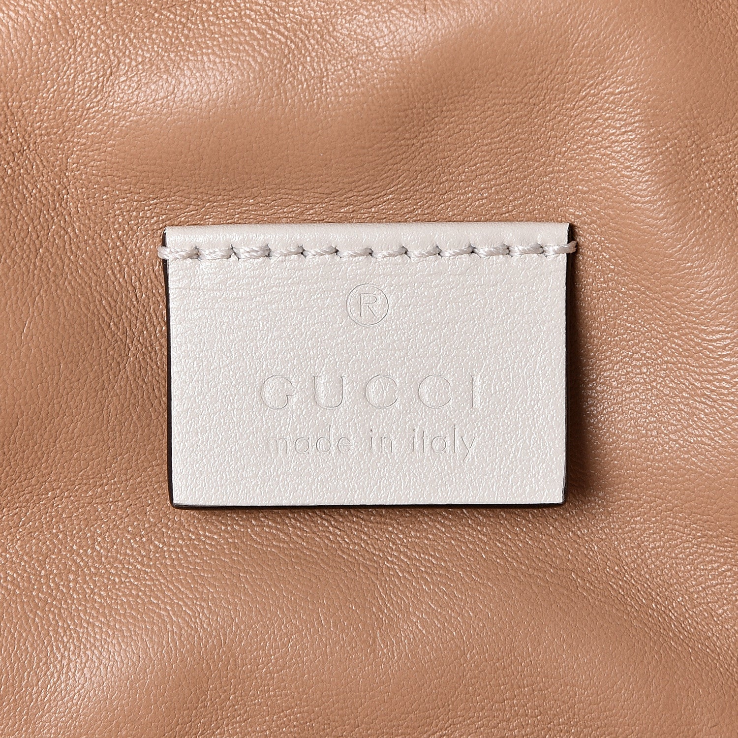 Gucci Calfskin Trapuntata Zumi Belt Bag Off White 6 of 11