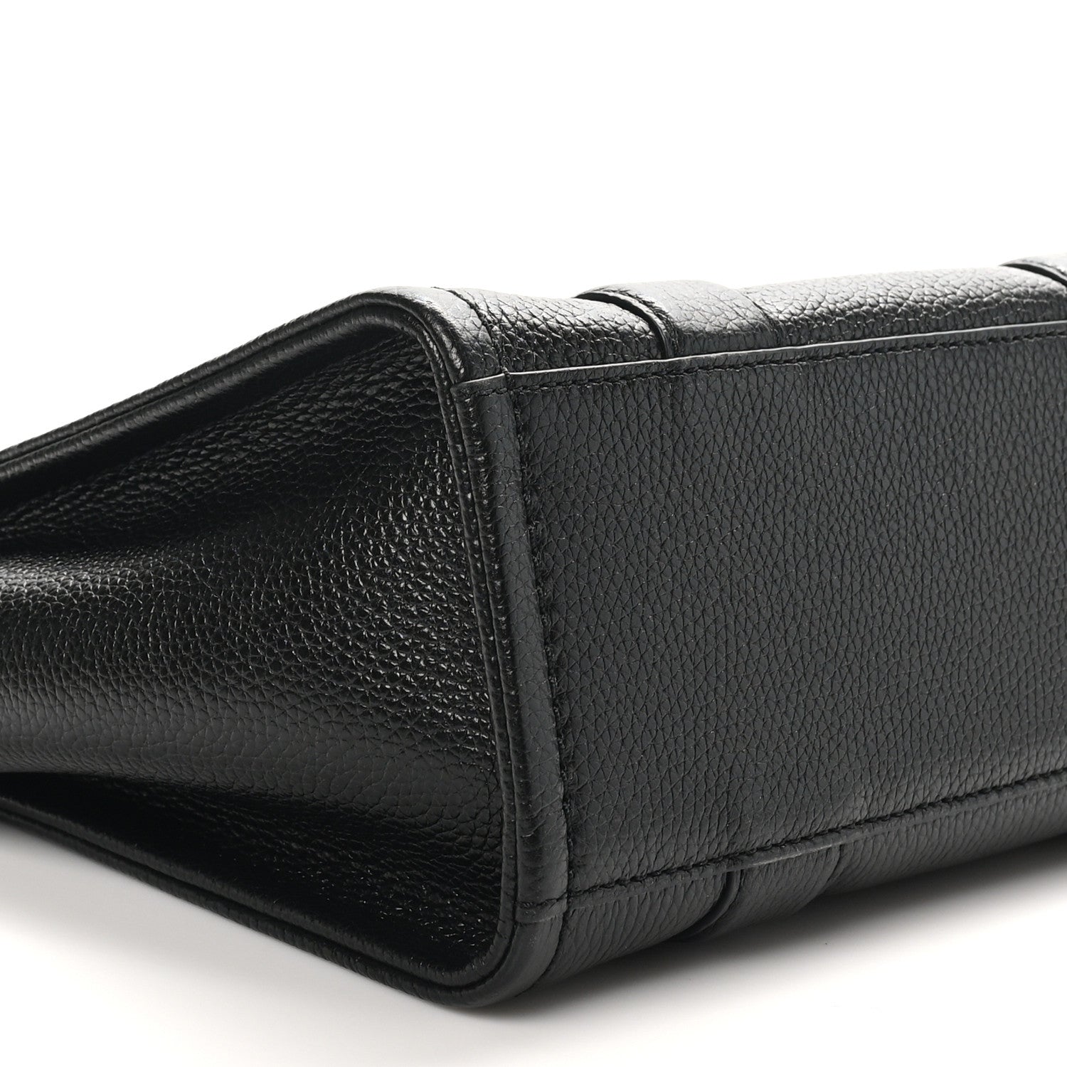 Marc Jacobs Grained Calfskin Small The Tote Bag Black 8 of 9