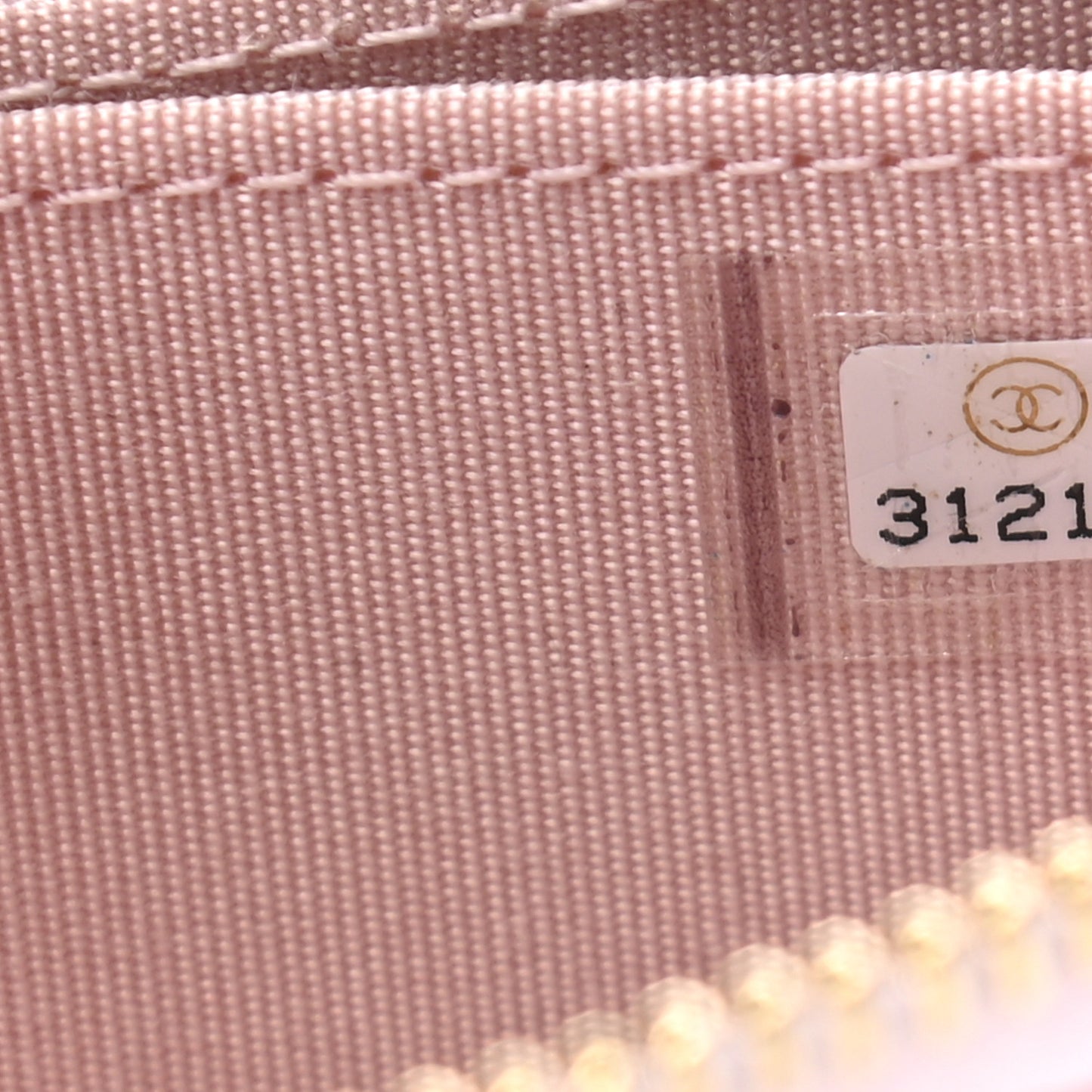 Lambskin Quilted Chanel 19 Zip Around Coin Purse Wallet Light Pink