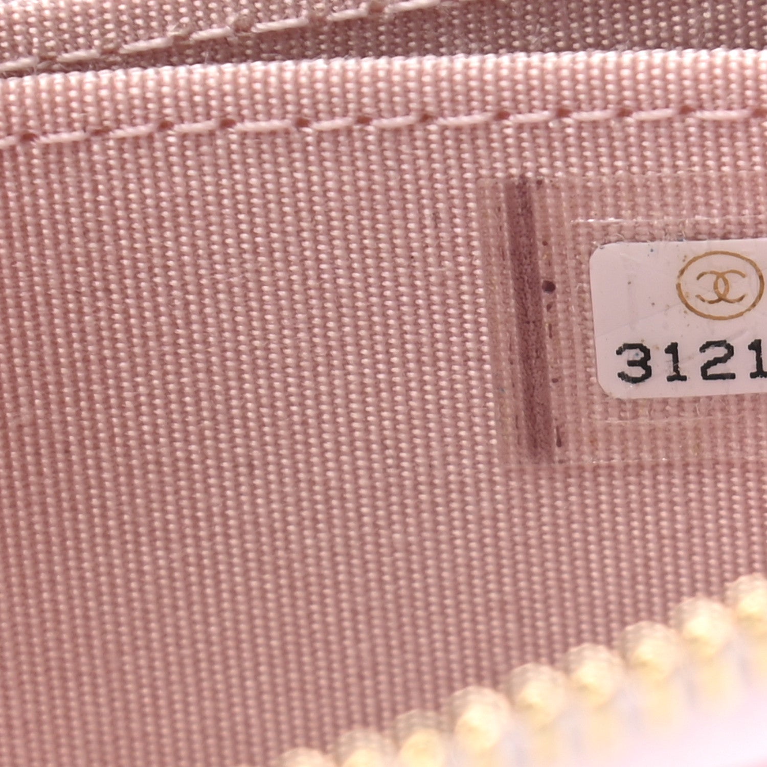 Chanel Lambskin Quilted Chanel 19 Zip Around Coin Purse Wallet Light Pink 7 of 7