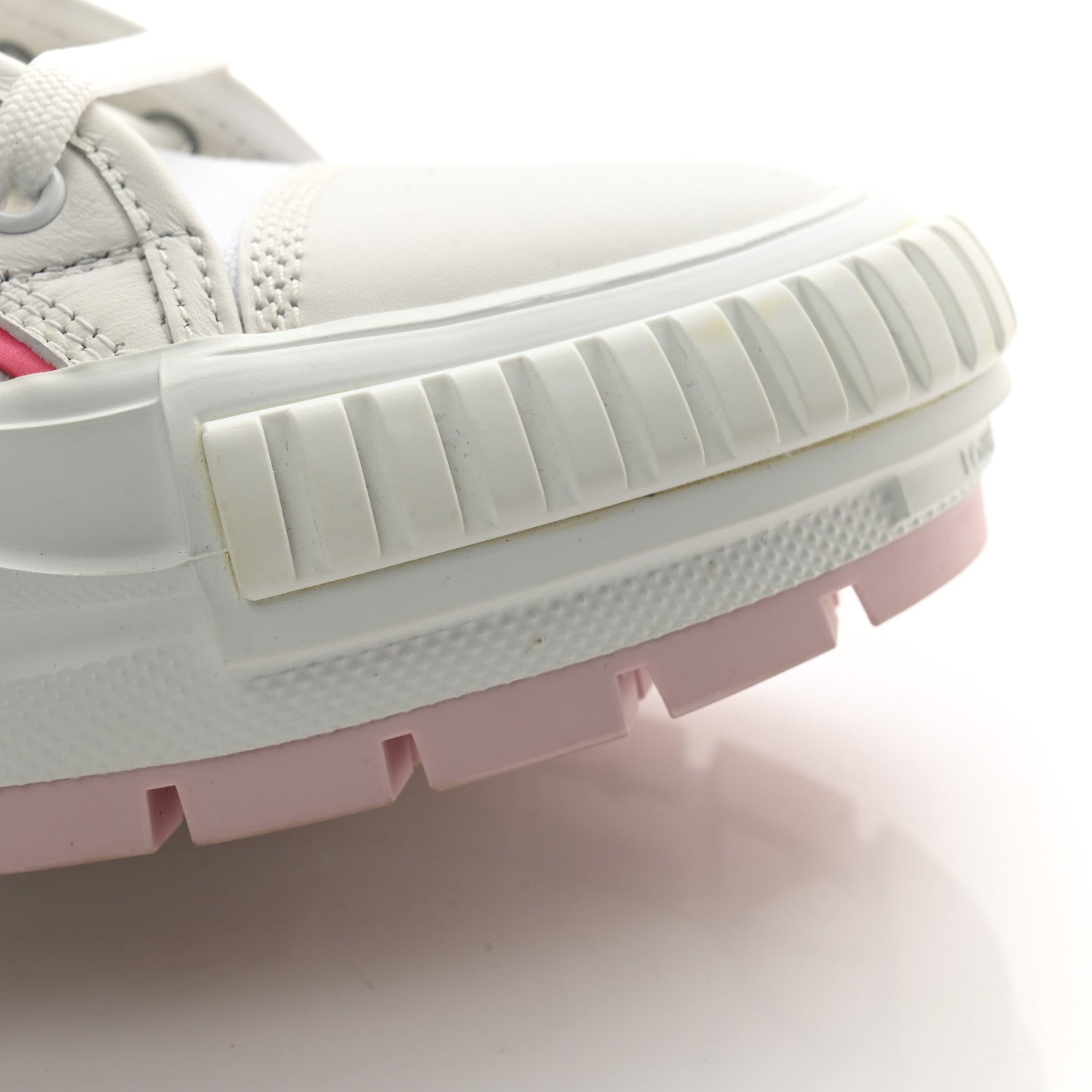 Louis Vuitton Canvas Monogram LV Squad Sneaker Boots 37.5 White Pink 11 of 11