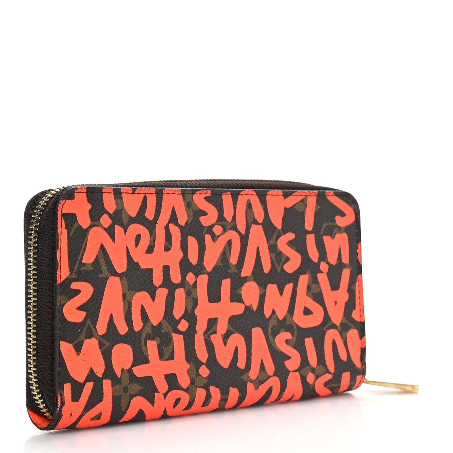 Monogram Graffiti Zippy Wallet Orange