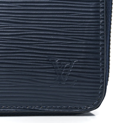 Louis Vuitton Epi Zippy Vertical Wallet Indigo 8 of 12