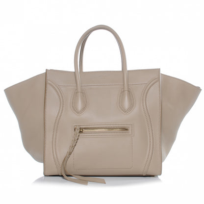 Celine Calfskin Small Phantom Luggage Beige 1 of 8
