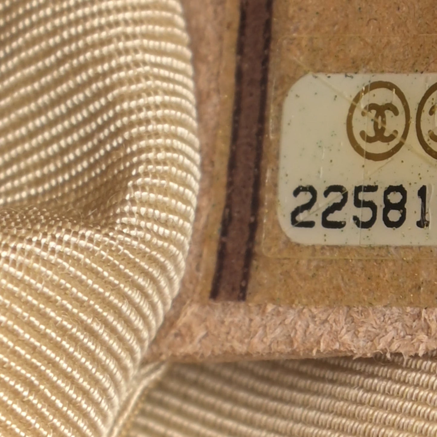 Calfskin Chevron Quilted Medium Boy Flap Beige