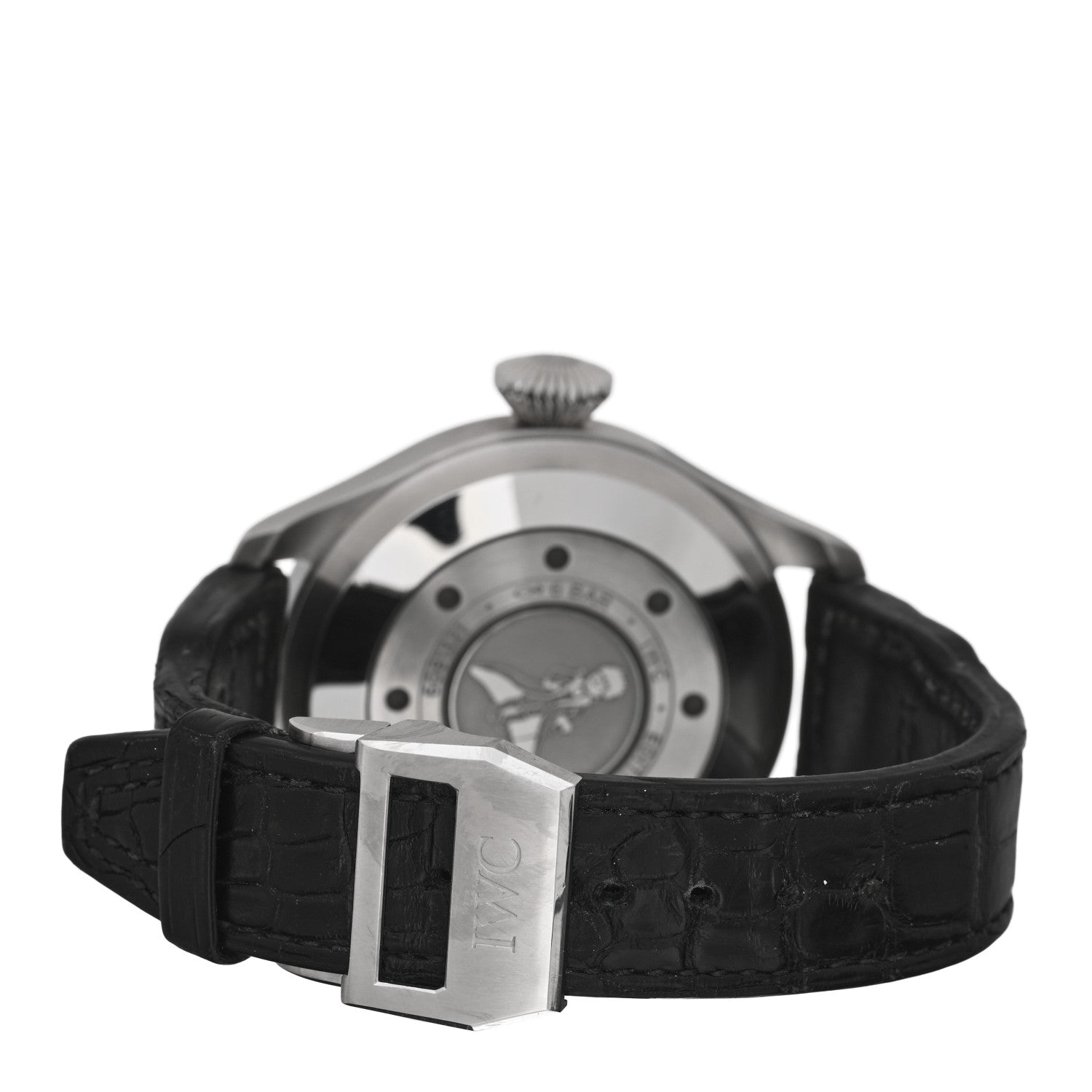 IWC Stainless Steel Alligator 46mm Big Pilot's “Le Petit Prince” Automatic Watch Blue IW501002 3 of 4