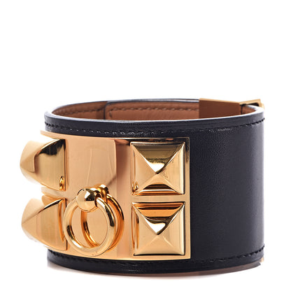 Hermes Box Collier de Chien CDC Bracelet S Black 1 of 7