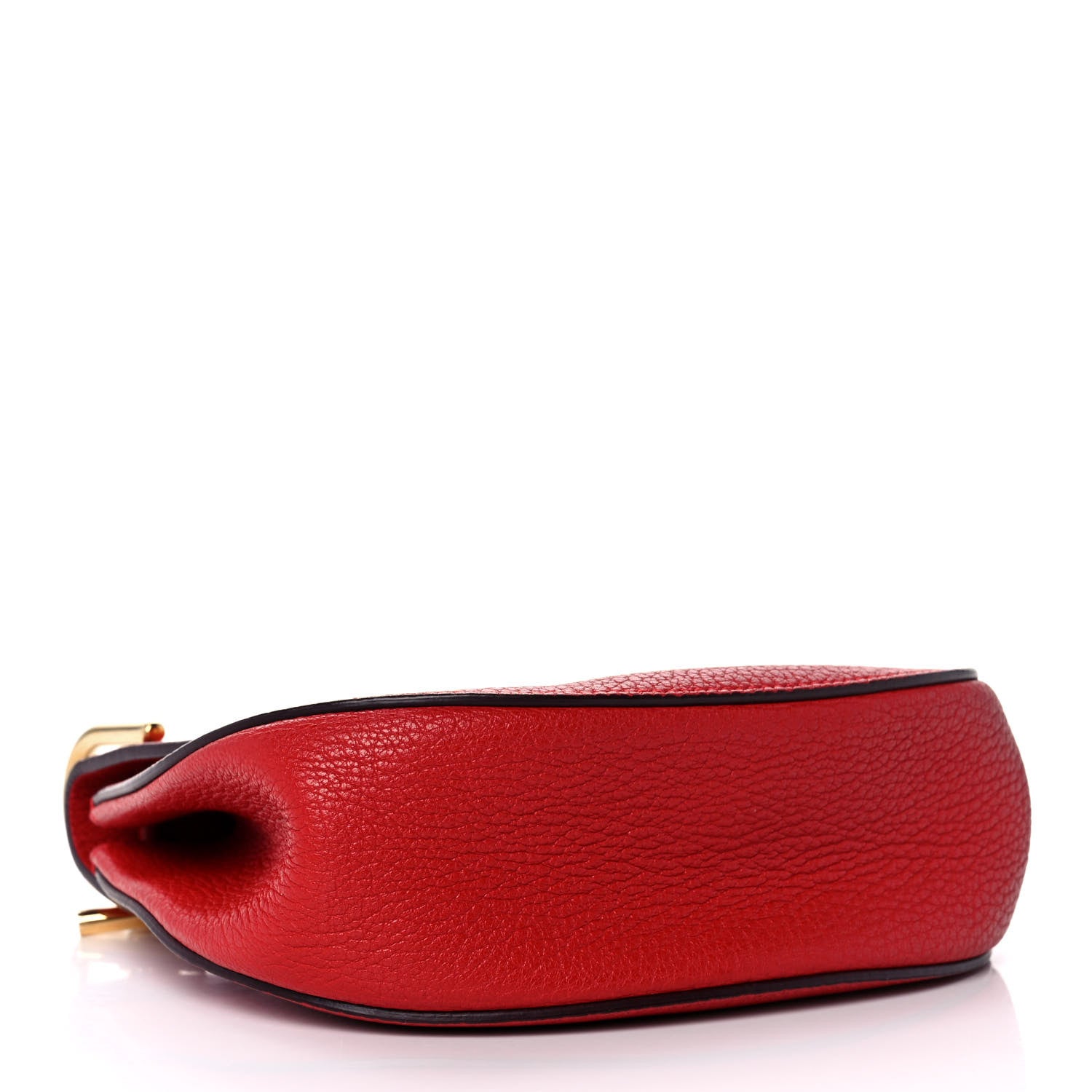Chloe Grained Lambskin Mini Drew Shoulder Bag Plaid Red 4 of 13