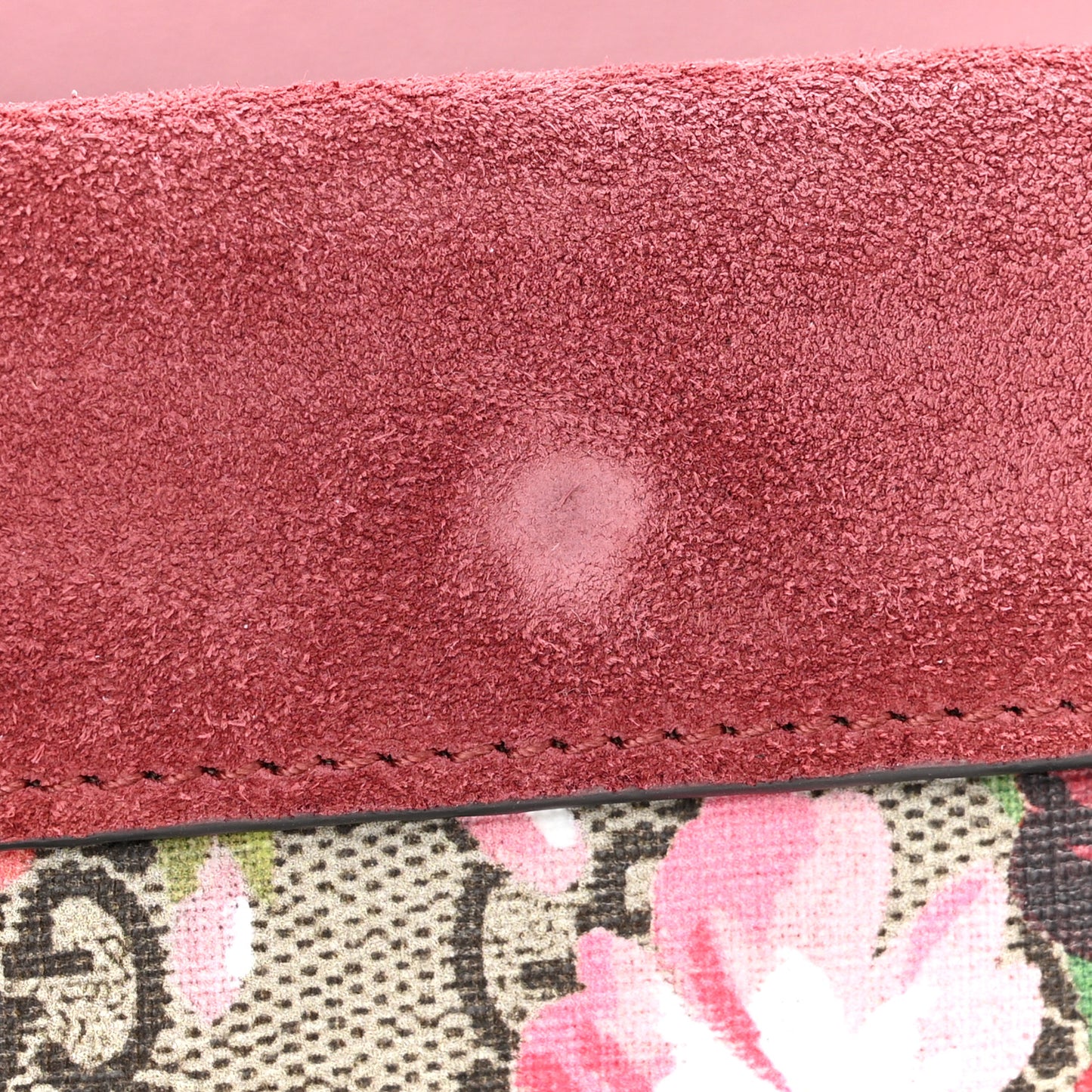 GG Supreme Monogram Blooms Super Mini Dionysus Shoulder Bag Beige Multicolor Dry Rose
