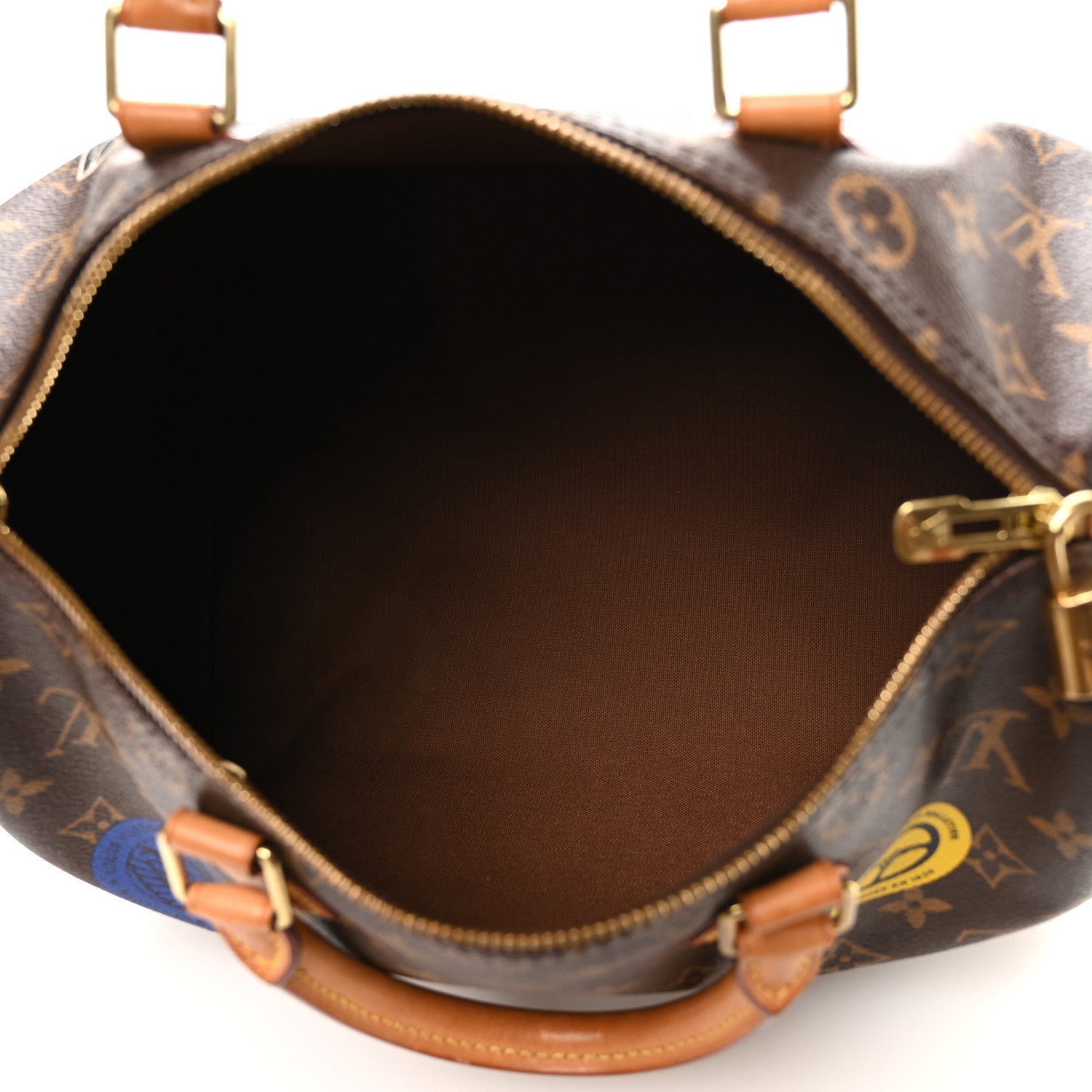 Louis Vuitton Monogram World Tour Speedy Bandouliere 30 5 of 11