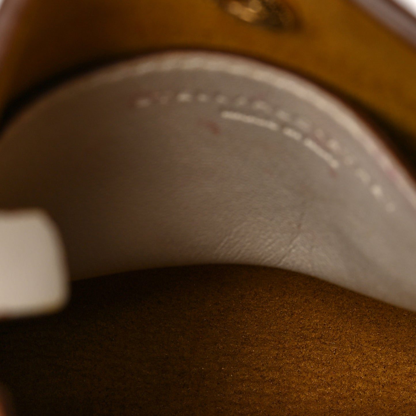 Eco Alter Nappa Perforated Logo Micro Crossbody Bag White