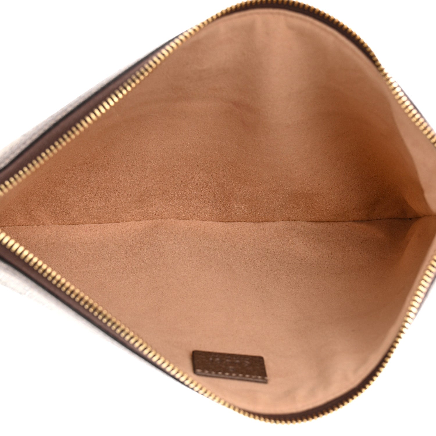 Gucci GG Supreme Monogram Large Ophidia Pouch Clutch Brown 5 of 9