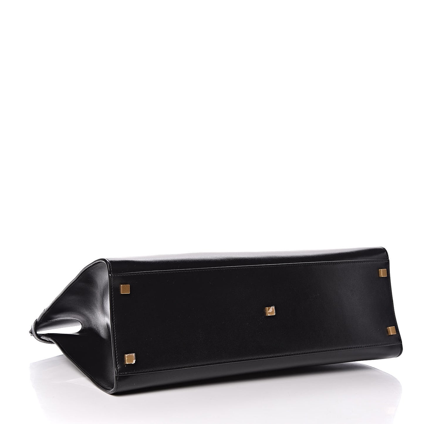 Calfskin Medium Manhattan Shopper Tote Black