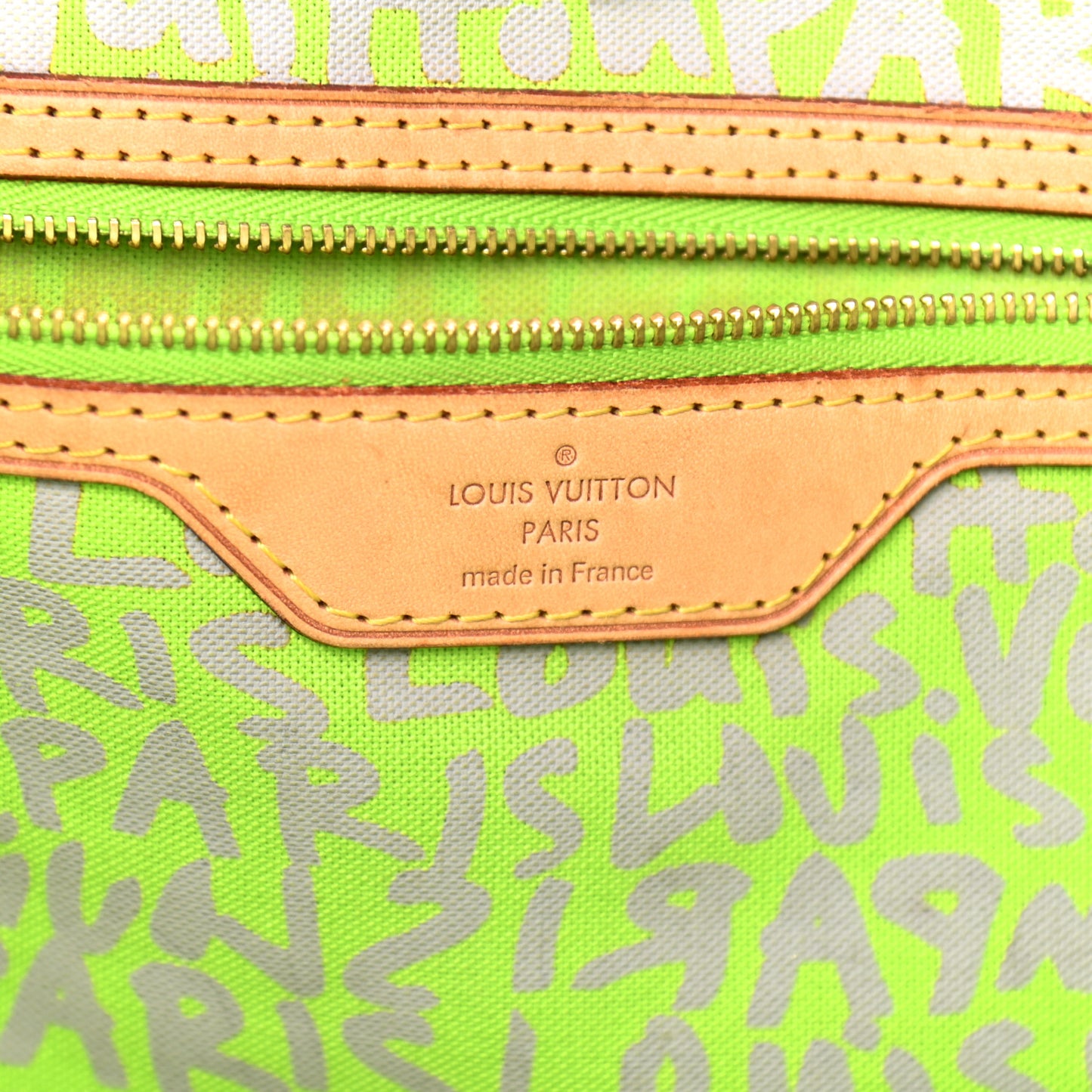 Monogram Graffiti Neverfull GM Green