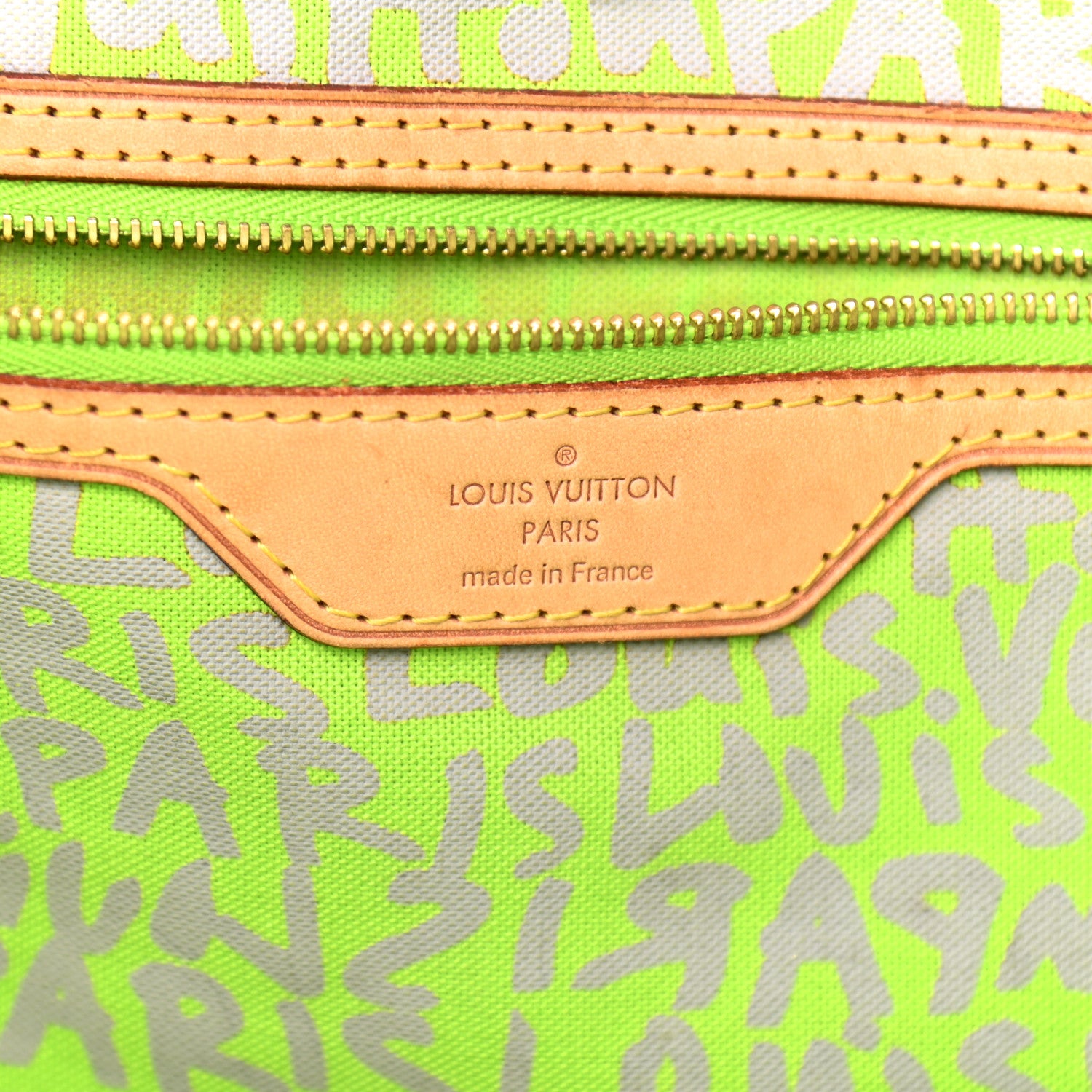 Louis Vuitton Monogram Graffiti Neverfull GM Green 6 of 19