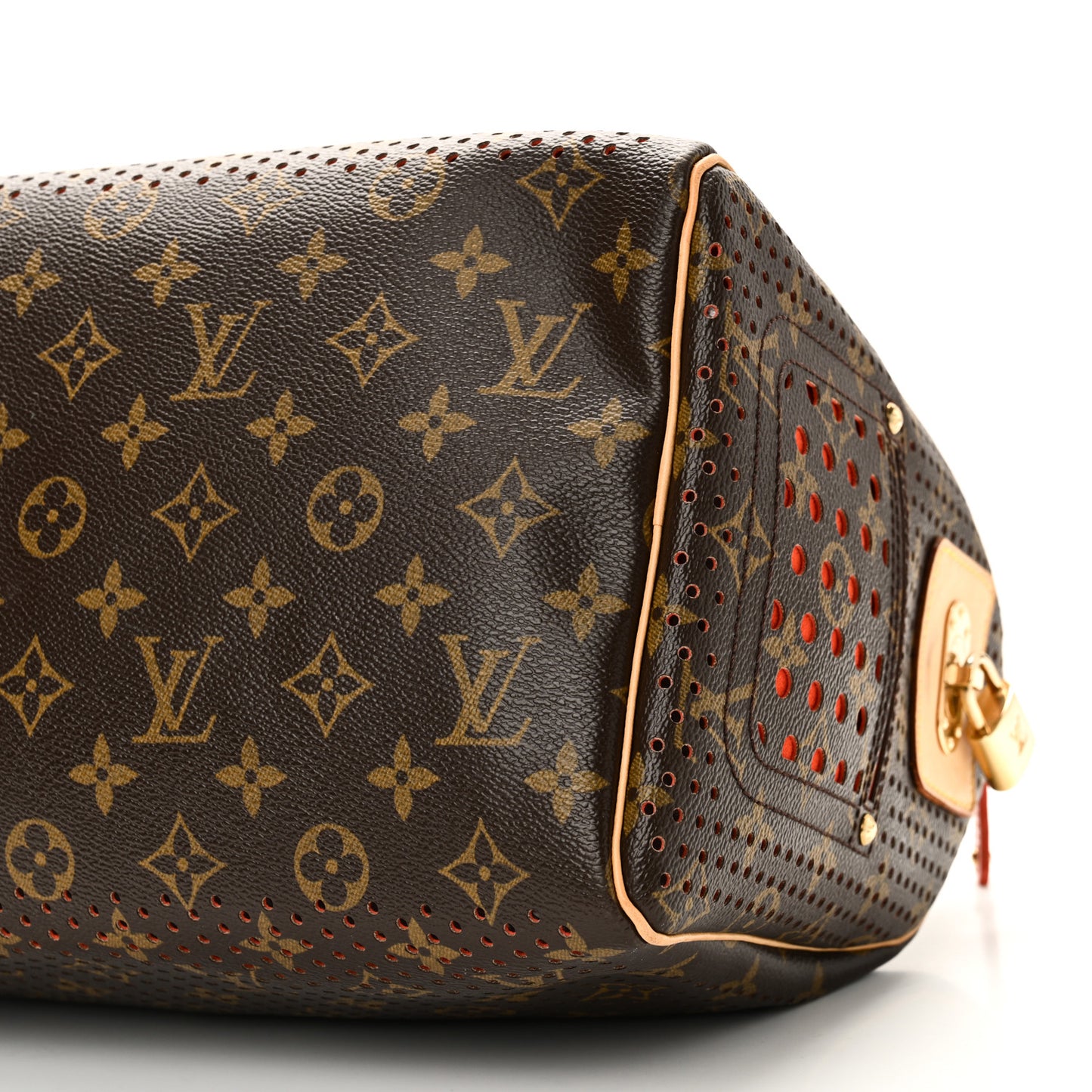 Monogram Perforated Speedy 30 Orange