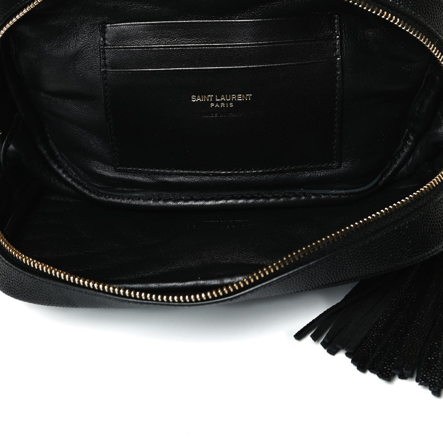 Grain De Poudre Matelasse Monogram Mini Lou Camera Bag Black