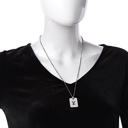 Louis Vuitton Champs Elysees Necklace Silver 2 of 6
