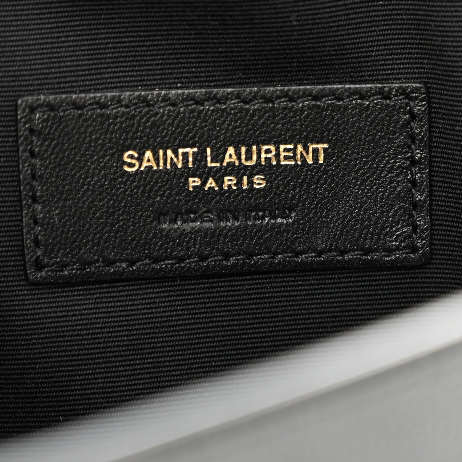 Saint Laurent Grain De Poudre Uptown Pouch Black 6 of 10