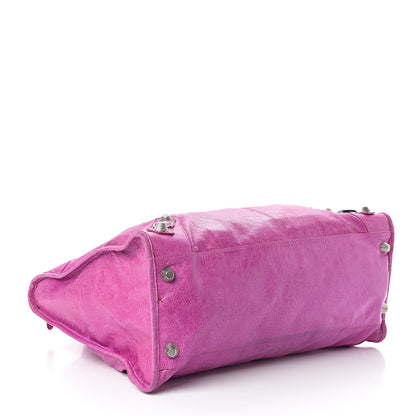 Balenciaga Agneau Giant 21 Silver Hardware Weekender Magenta 4 of 32