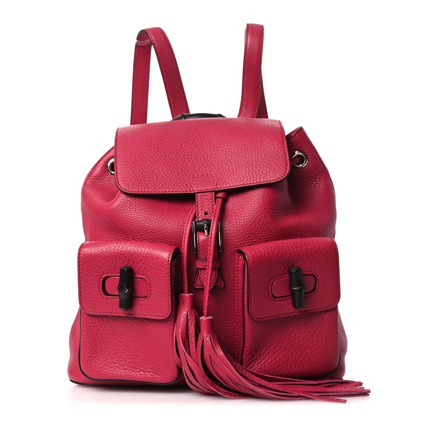 Cellarius Calfskin Medium Bamboo Backpack Petunia
