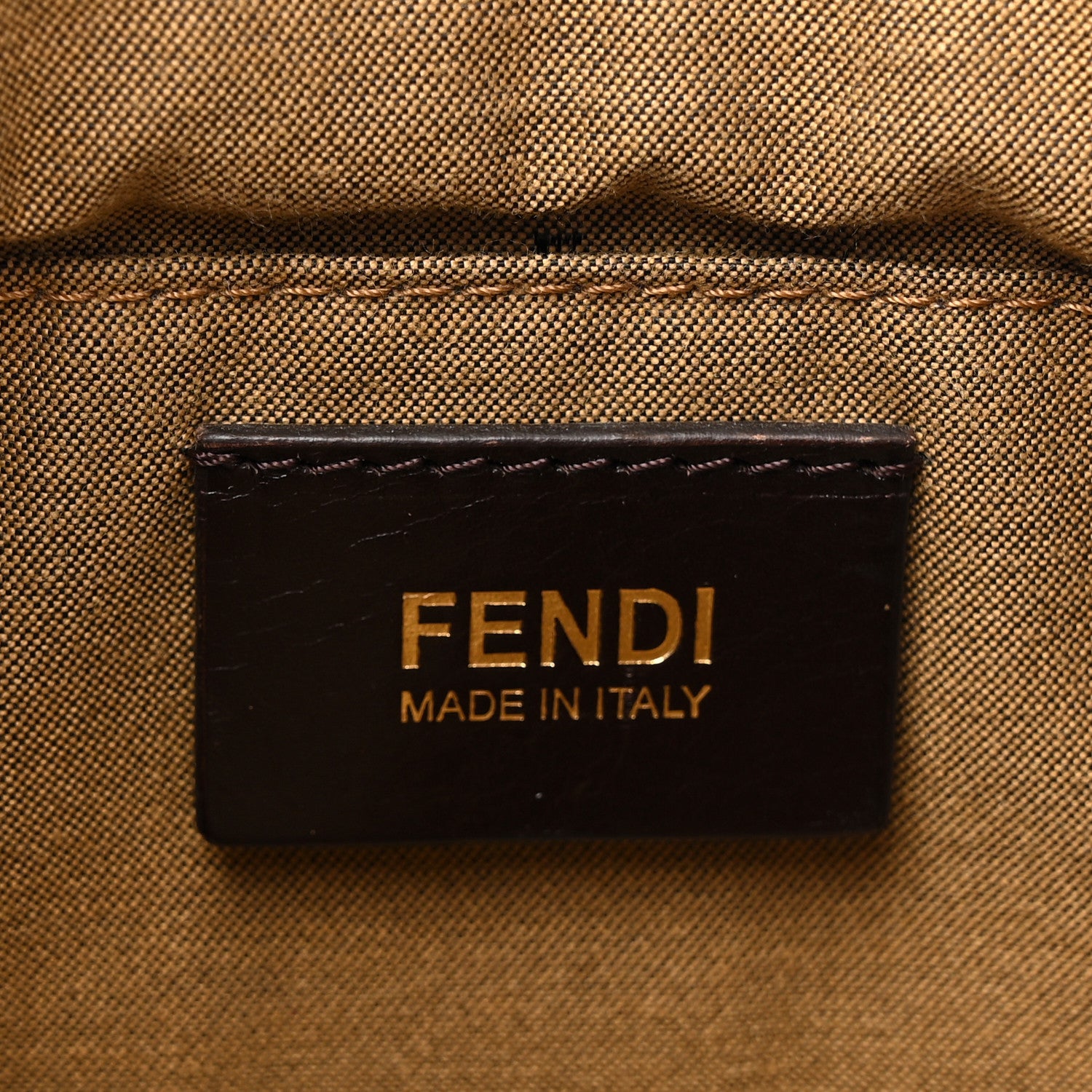 Fendi Zucca Small Chef Shoulder Bag Tobacco 6 of 12