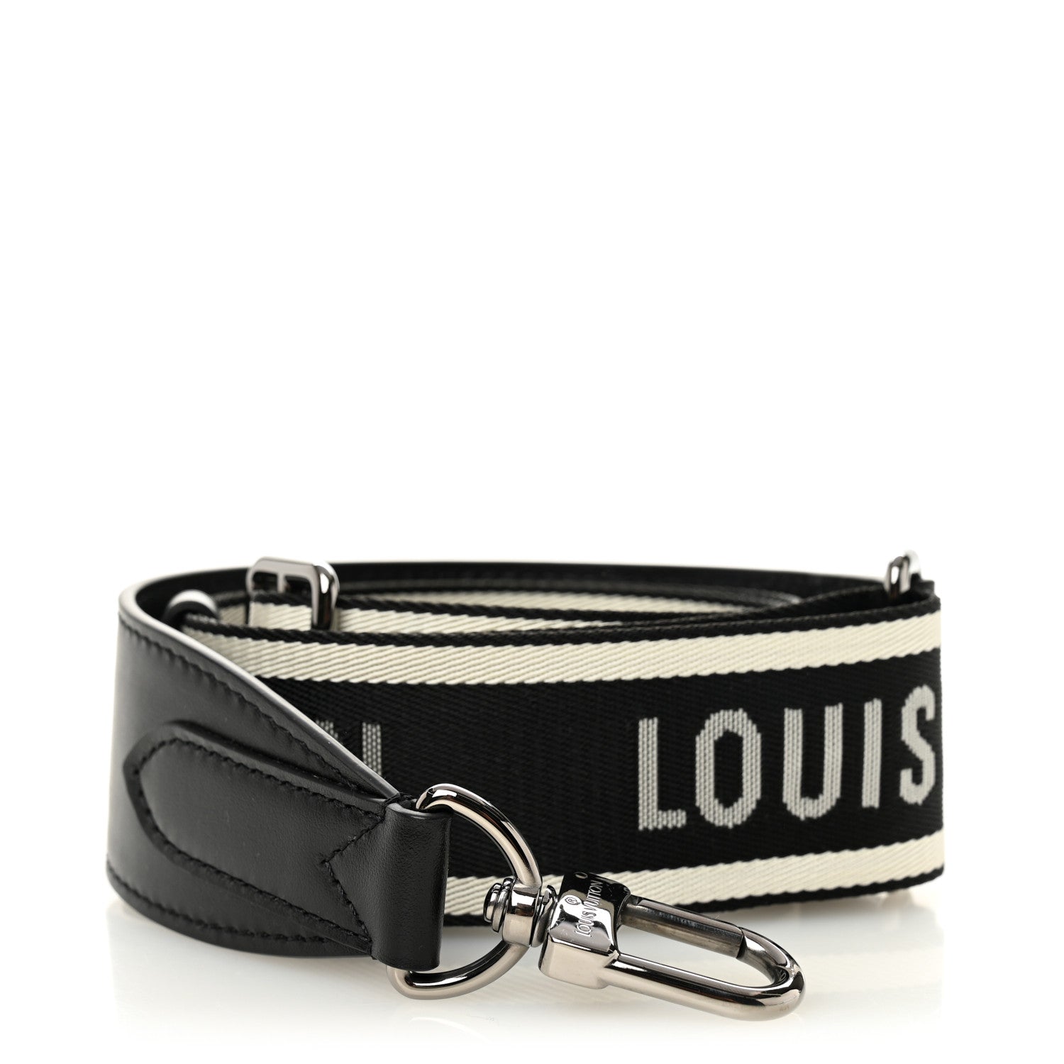 Louis Vuitton Nylon Jacquard Sporty Bandouliere Shoulder Strap Black 1 of 5