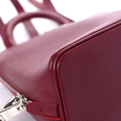 Prada Saffiano Lux Promenade Backpack Cherry 7 of 11