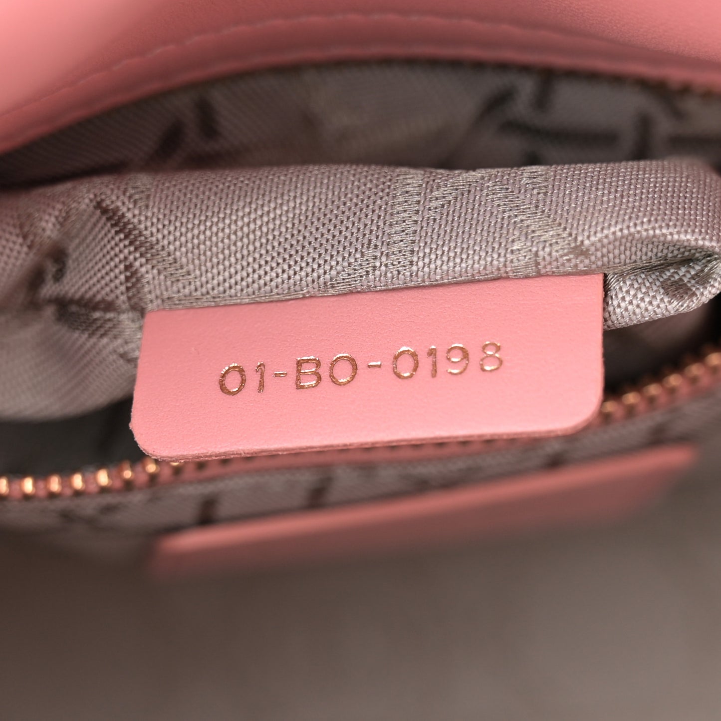 Lambskin Cannage Mini Lady Dior Light Pink
