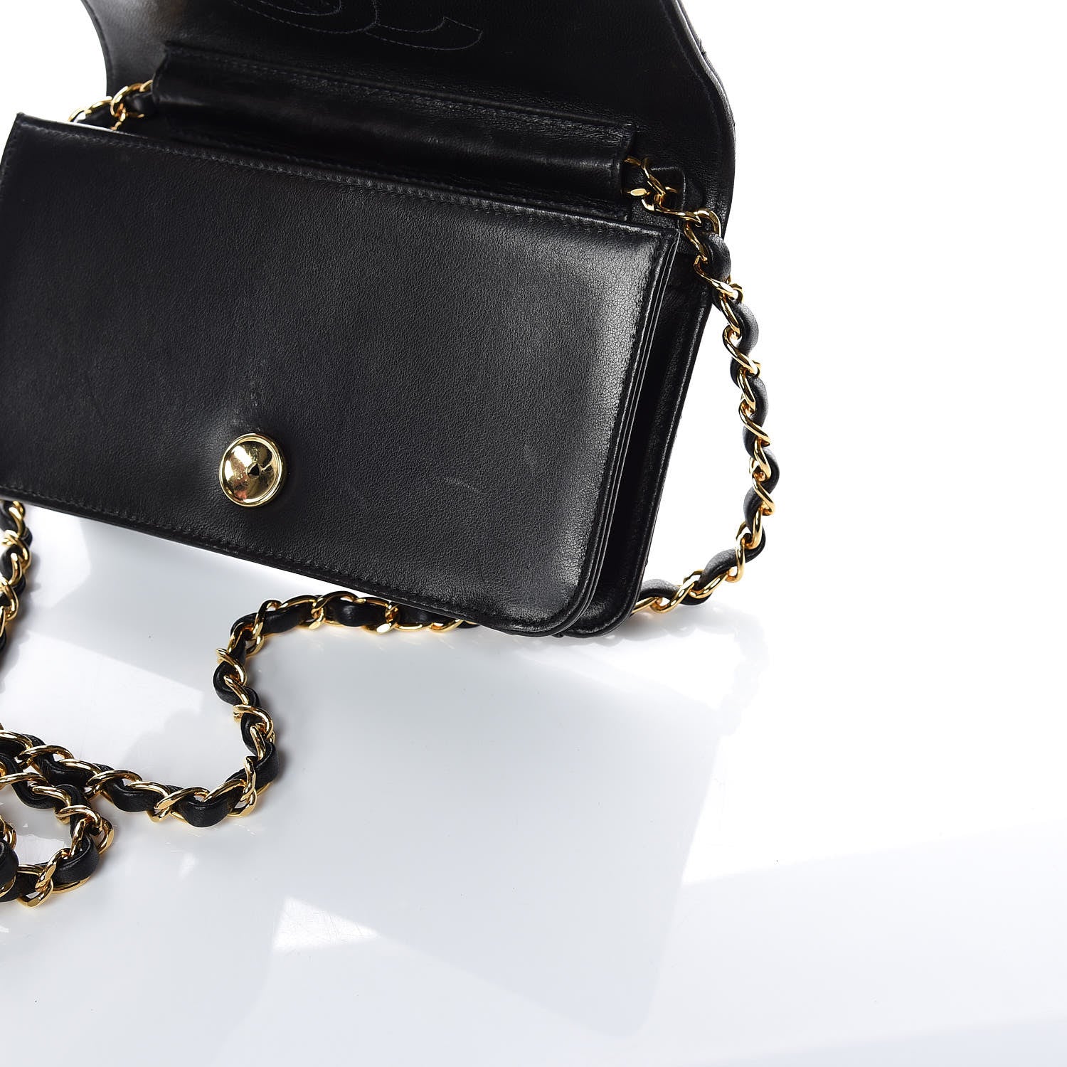 Chanel Lambskin Quilted Mini Flap Black 11 of 14