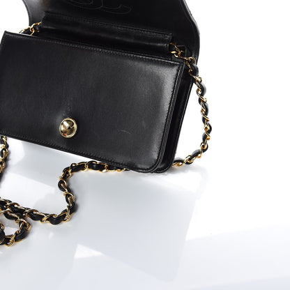 Chanel Lambskin Quilted Mini Flap Black 11 of 14