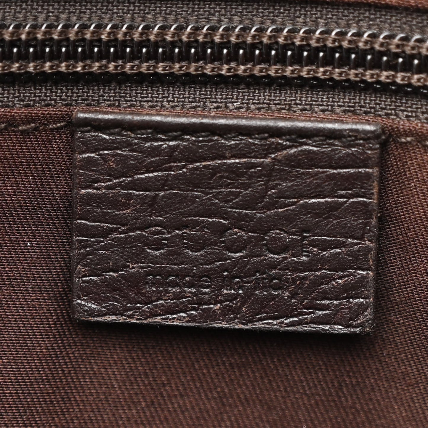 GG Plus Monogram Medium Tote Dark Brown