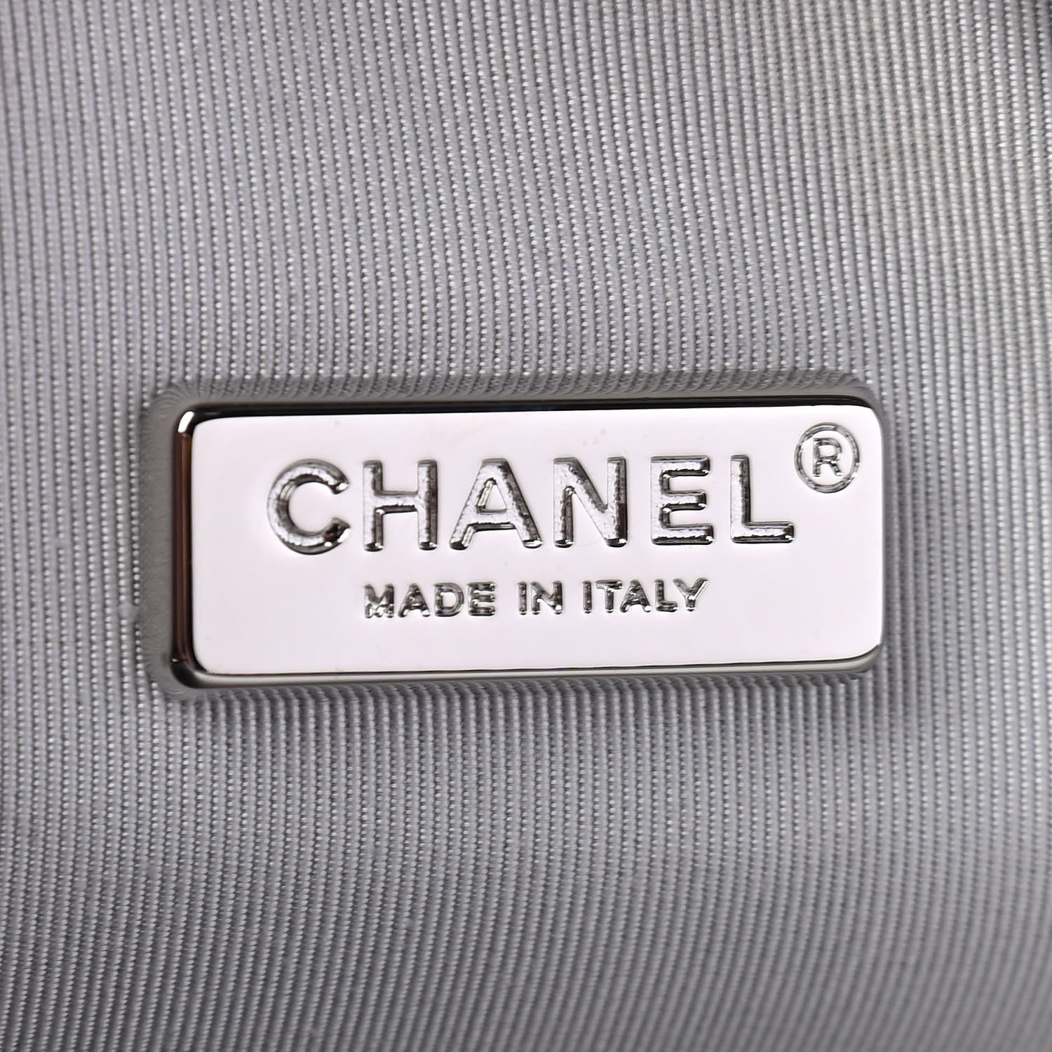 Chanel Metallic Aged Calfskin Patent Planet Minaudiere Shoulder Bag Silver 5 of 6