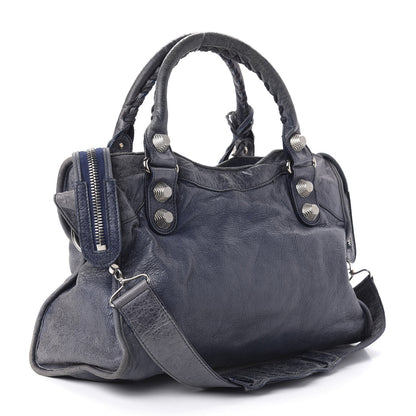 Balenciaga Agneau Giant 21 Silver Hardware City Bleu Roi 3 of 10