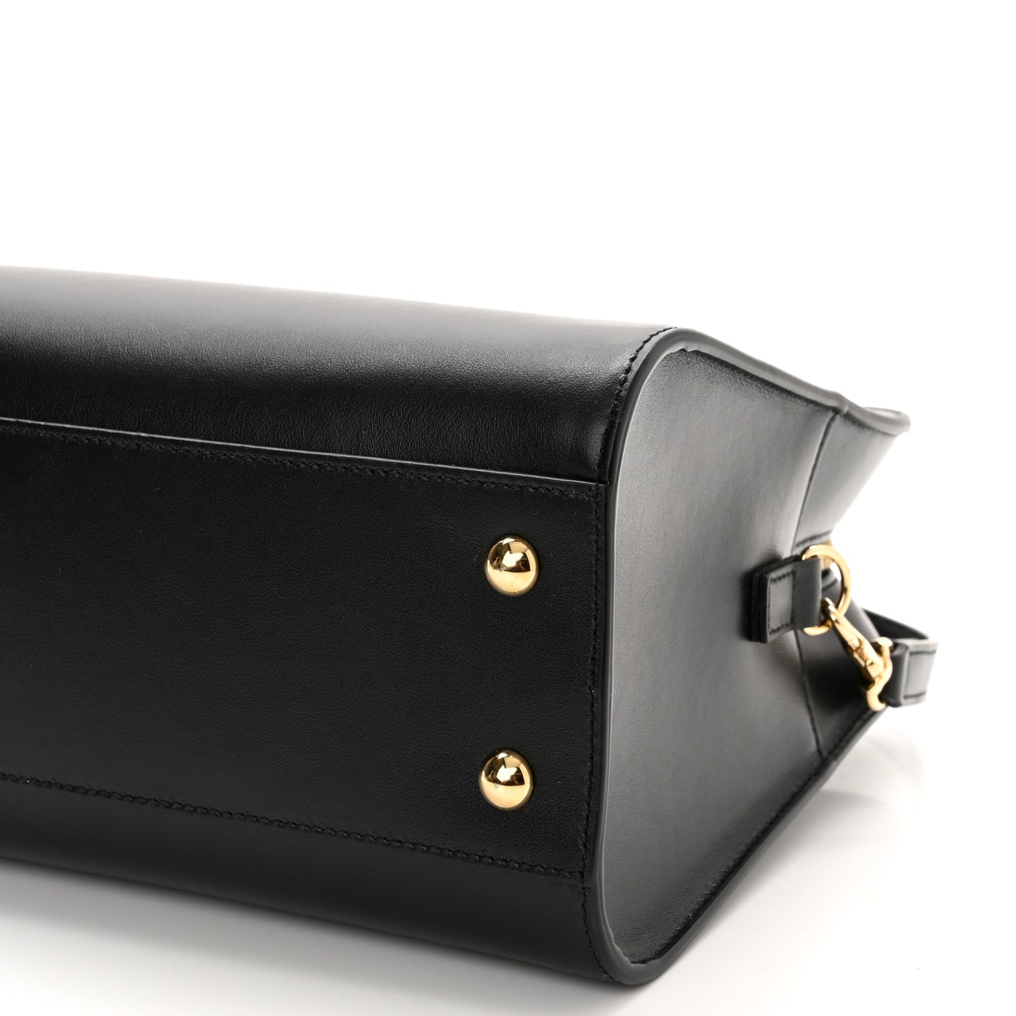 Calfskin Monogram Baby Cabas Black