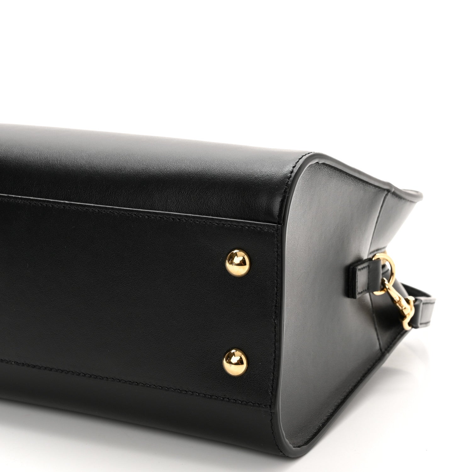 Saint Laurent Calfskin Monogram Baby Cabas Black 8 of 8