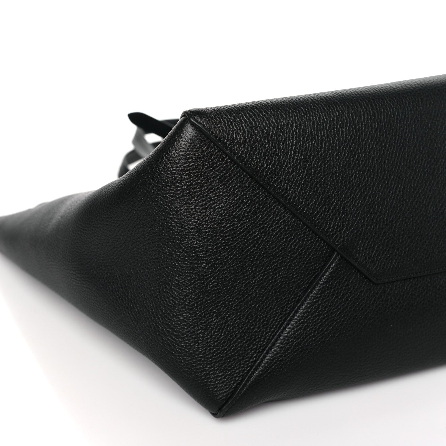 Celine Soft Grained Calfskin Small Belt Cabas Phantom Black 7 of 8