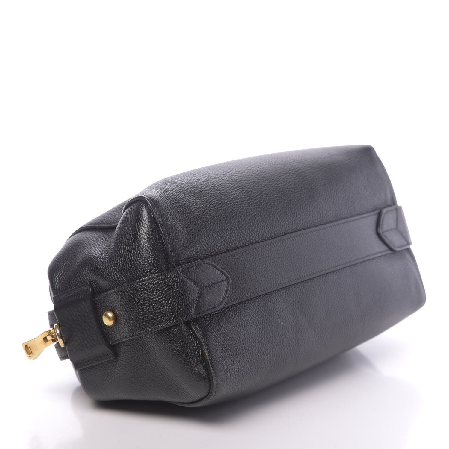 Prada Vitello Daino Satchel Black 4 of 15
