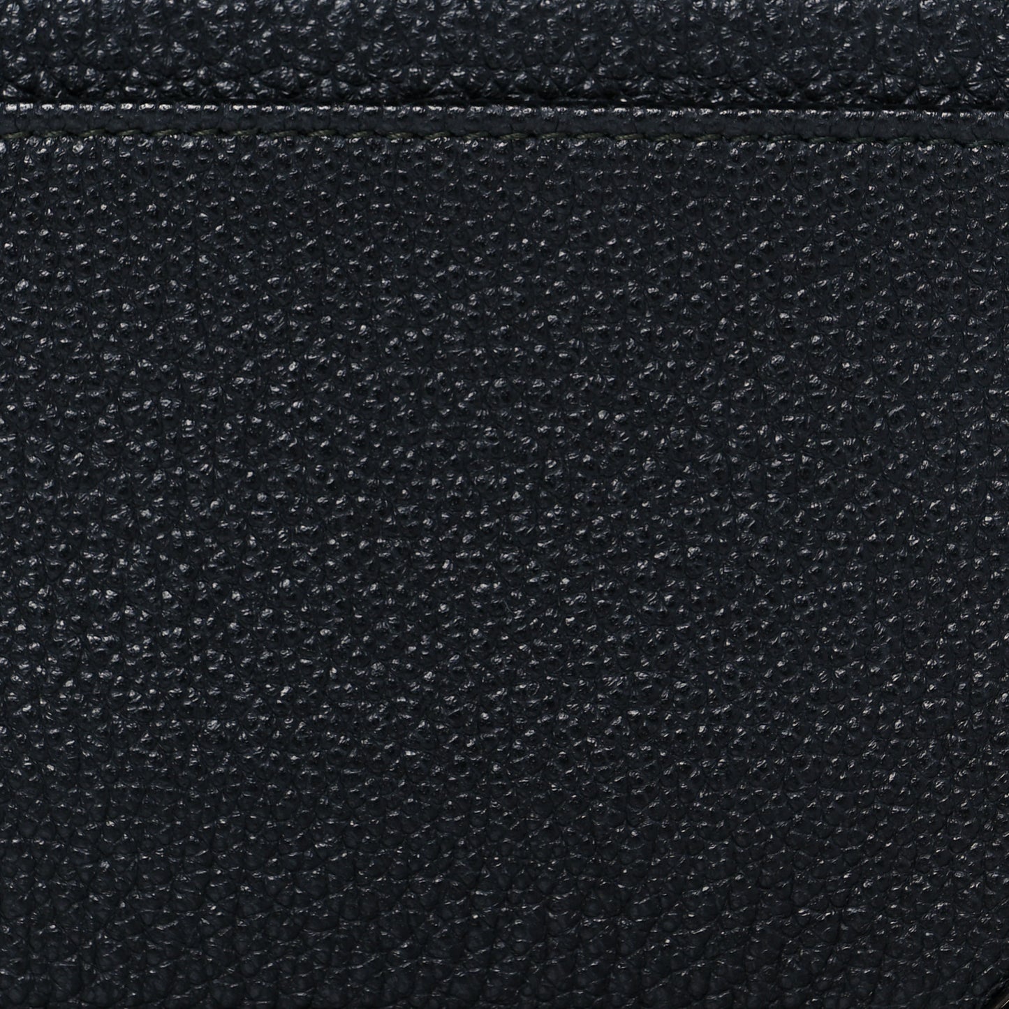 Goatskin CC Corner Card Holder Black