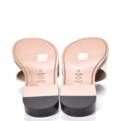 Christian Dior Calfskin Dio(r)evolution 10mm Slide Sandals 38 Off White 5 of 9