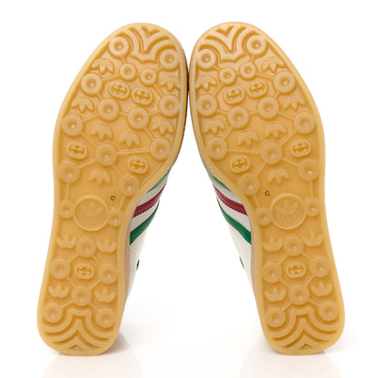 Gucci X ADIDAS Suede Madeira Gazelle Wedge Sneakers 42 Oatmeal White New Shamarock Hibiscus Red 5 of 8
