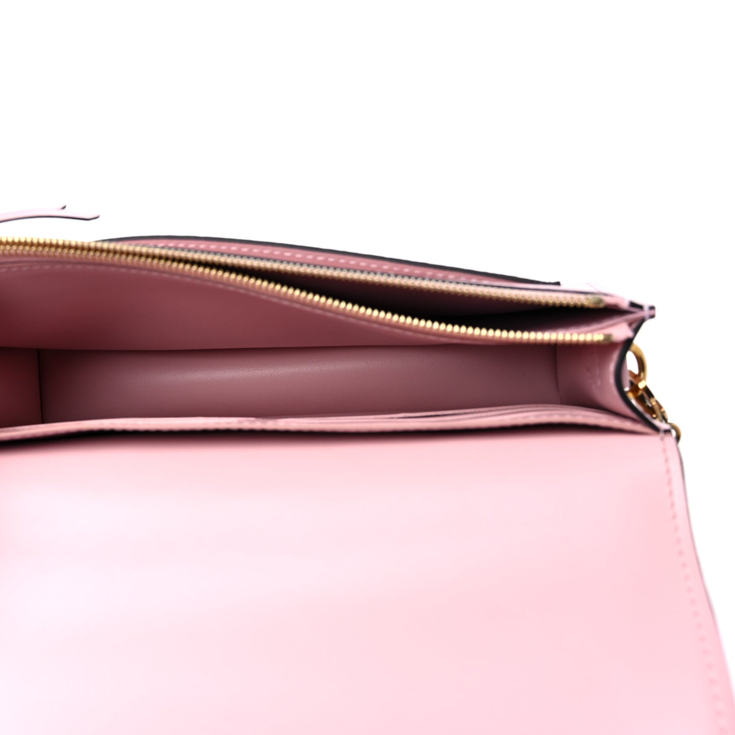 Monogram Flore Chain Wallet Rose Ballerine