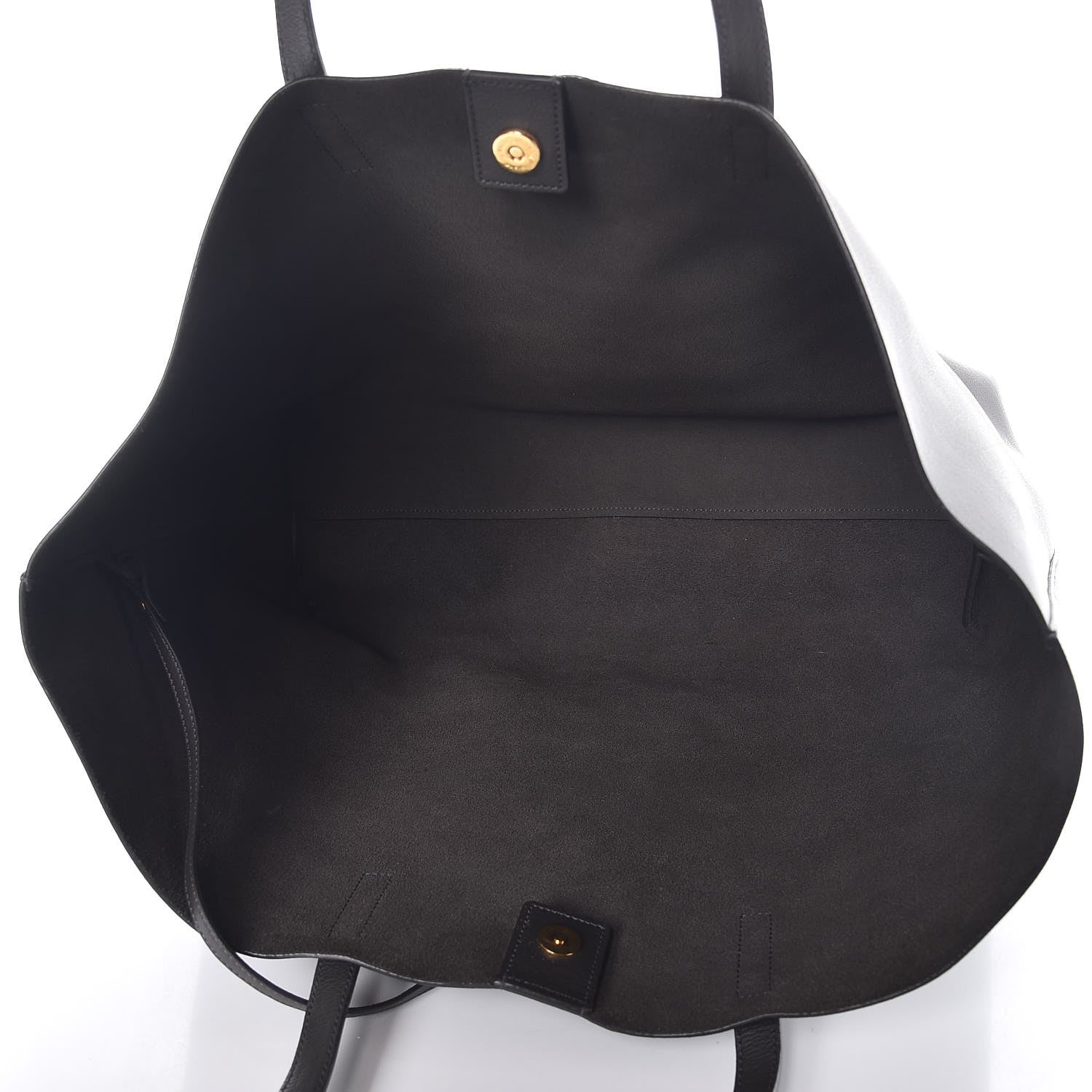 Saint Laurent Calfskin Large Shopping Tote Storm 6 of 8