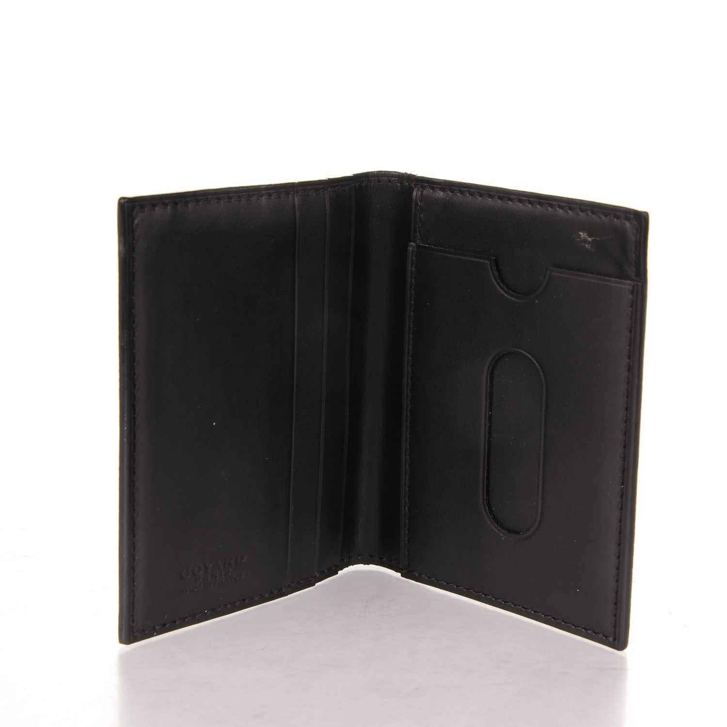 Goyard Goyardine Saint Marc Folding Card Case Black 5 of 6