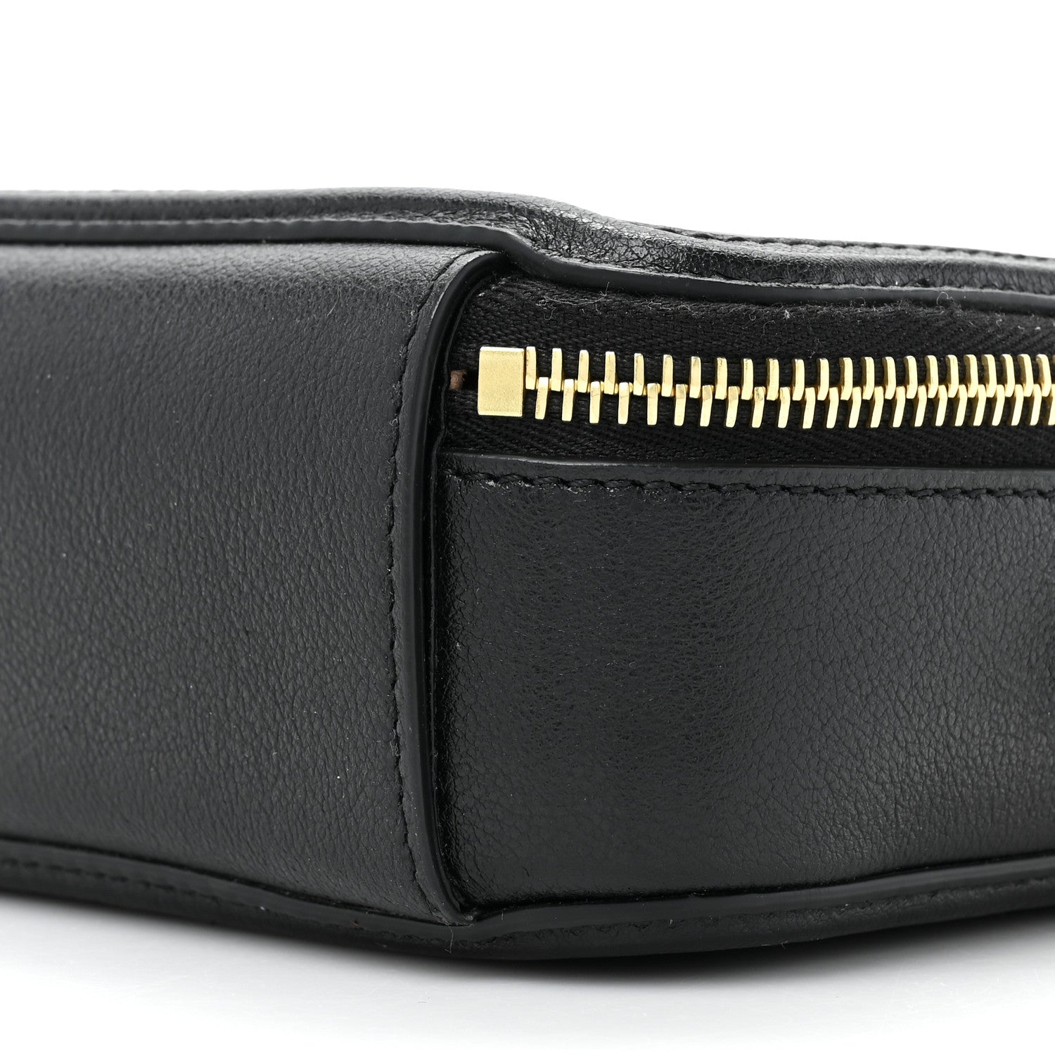 Gucci Wonka Grain Calfskin GG Monogram Star Embossed GG Top Handle Phone Case Black 9 of 10