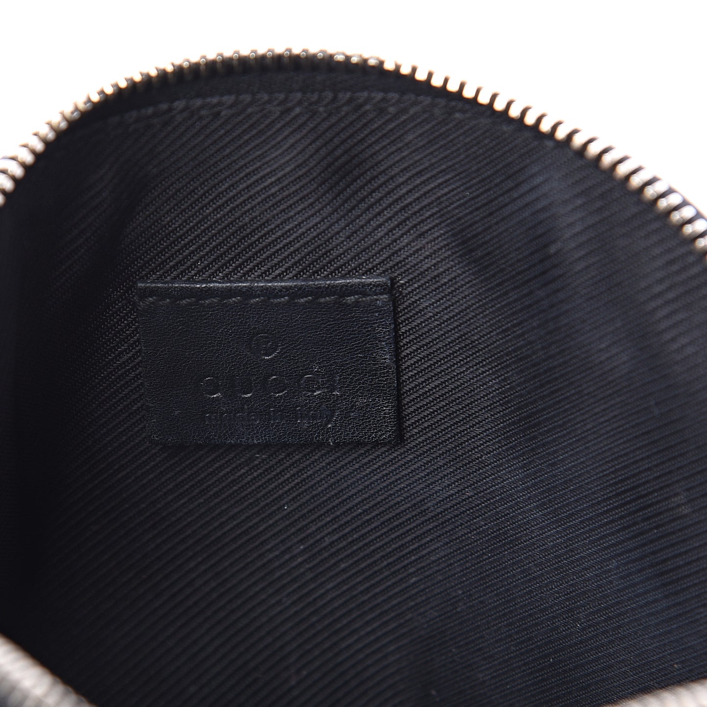 Guccissima Cosmetic Case Black