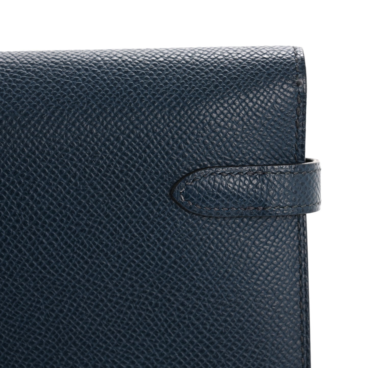 Epsom Kelly Longue Wallet Bleu de Prusse